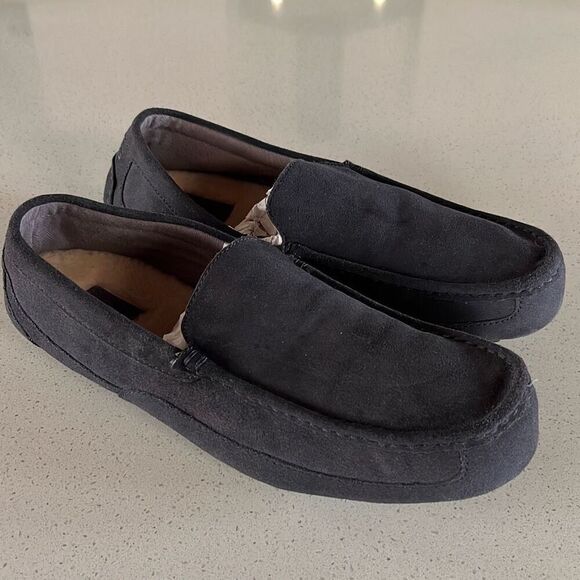 NWOT UGG Navy Alder Slippers Mens 13 - Picture 1 of 7